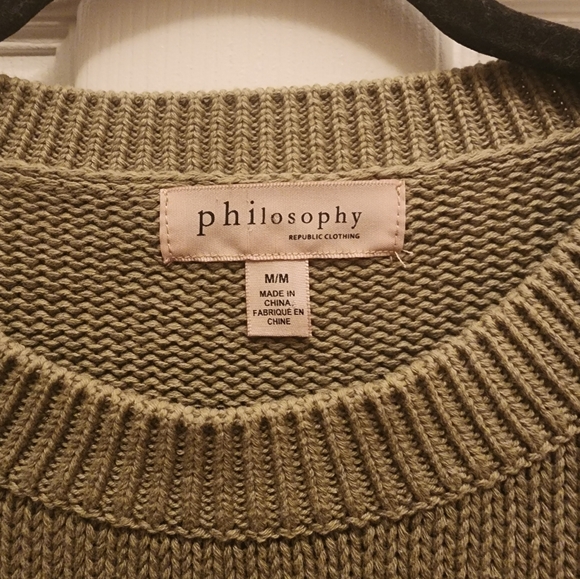 Philosophy sweater new without tags - Picture 2 of 3